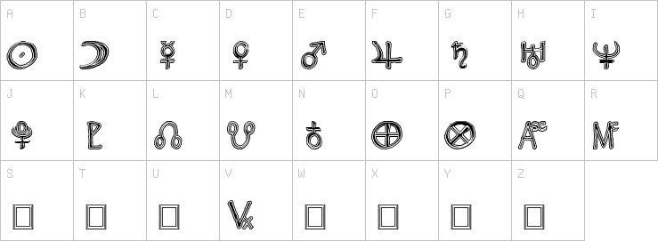 Uppercase characters