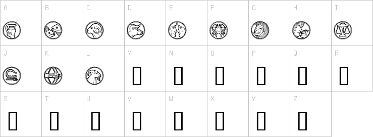 Uppercase characters