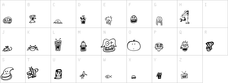 Uppercase characters