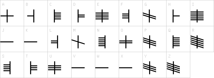 Uppercase characters