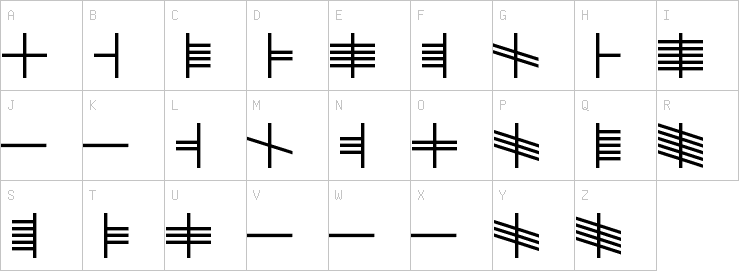 Uppercase characters