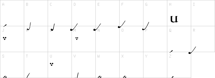 Uppercase characters