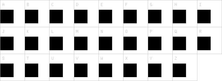 Uppercase characters