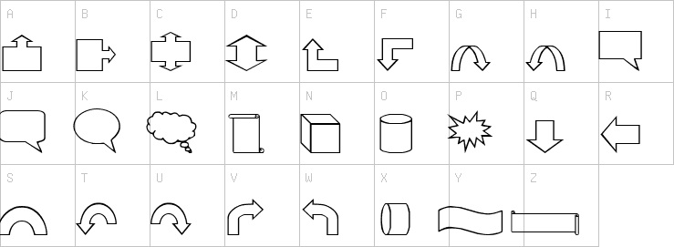 Uppercase characters