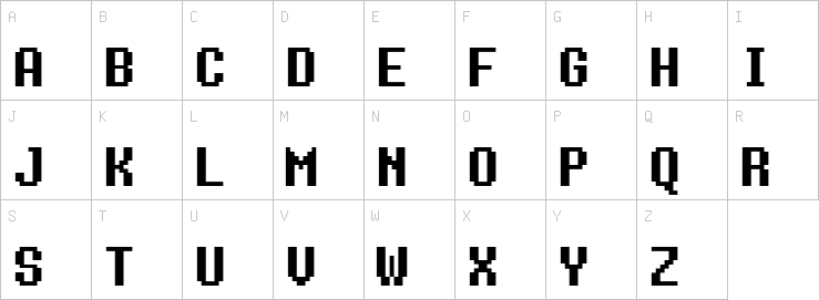 Uppercase characters