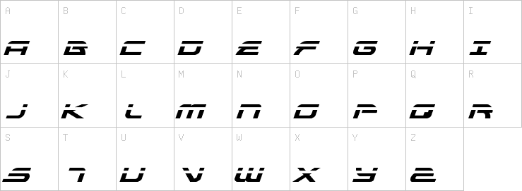 Uppercase characters