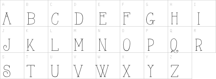 Uppercase characters