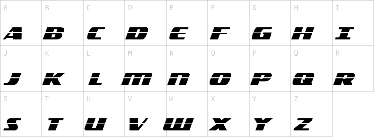 Uppercase characters