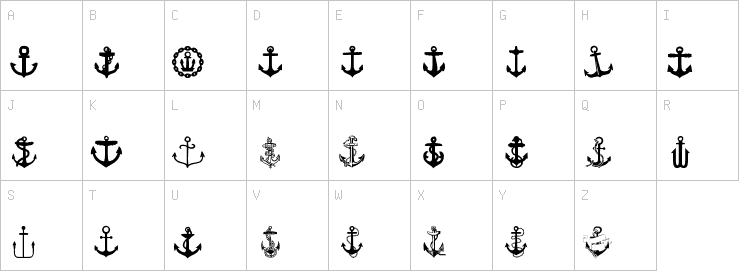 Uppercase characters