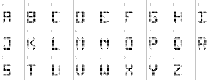 Uppercase characters