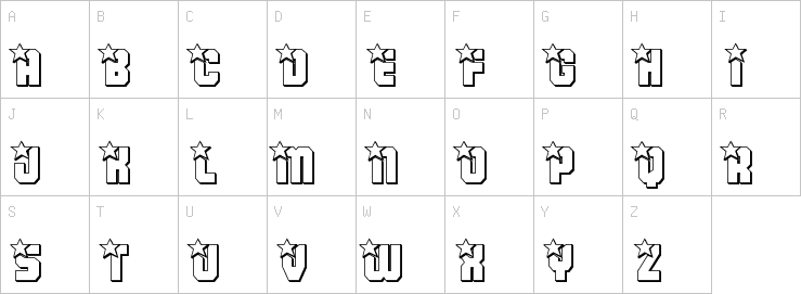 Uppercase characters