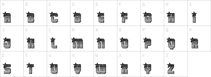 Uppercase characters