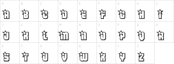 Uppercase characters