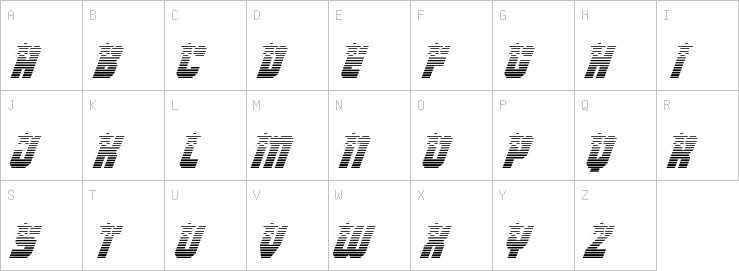 Uppercase characters