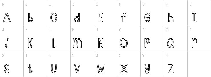 Uppercase characters