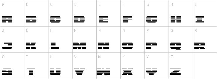 Uppercase characters