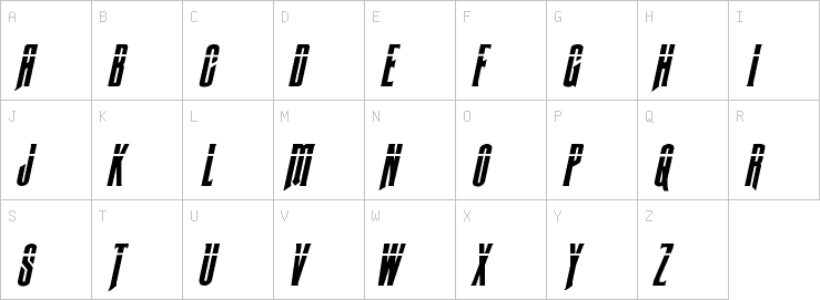 Uppercase characters