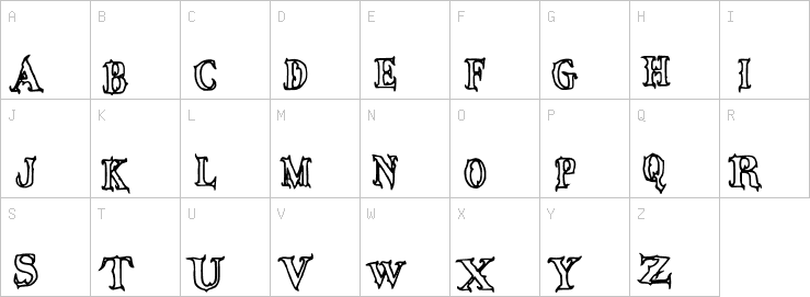 Uppercase characters