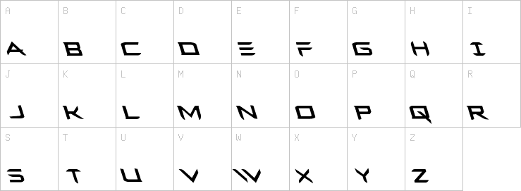 Uppercase characters