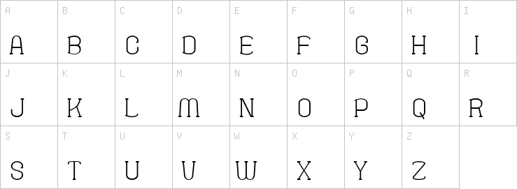 Uppercase characters