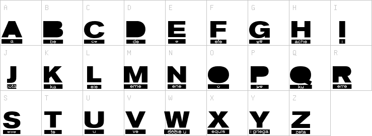 Uppercase characters