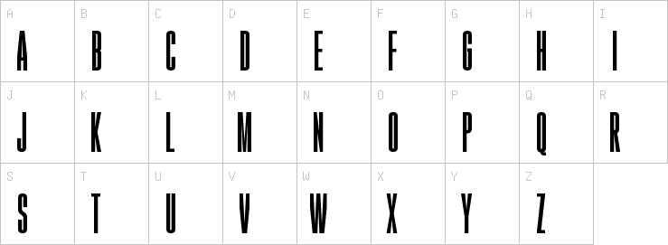 Uppercase characters