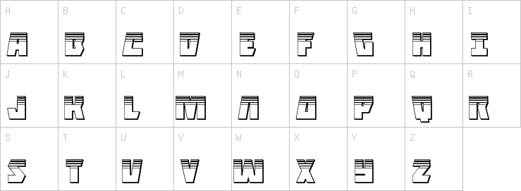 Uppercase characters