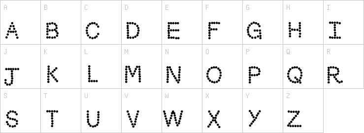 Uppercase characters