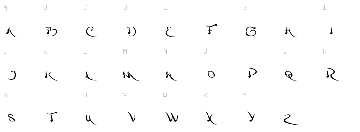 Uppercase characters