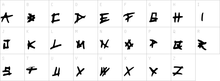 Uppercase characters