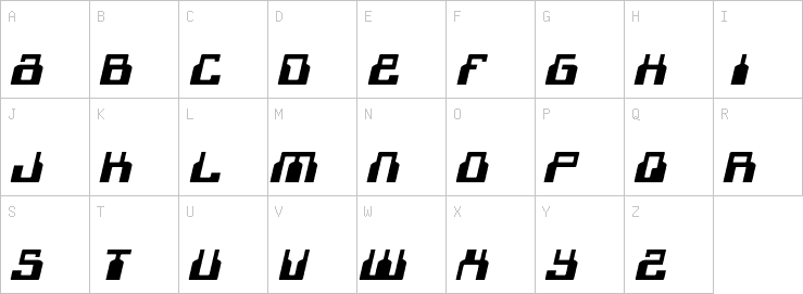 Uppercase characters