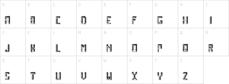 Uppercase characters