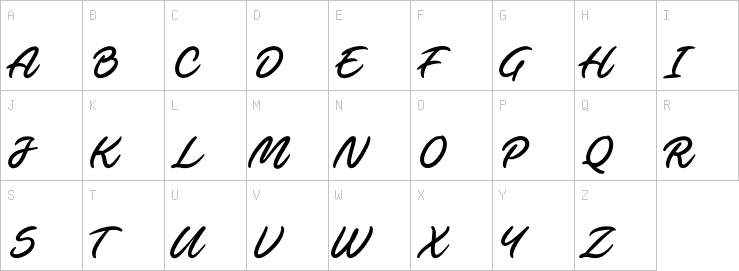 Uppercase characters