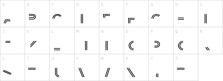 Uppercase characters