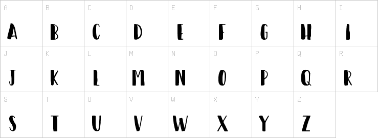 Uppercase characters