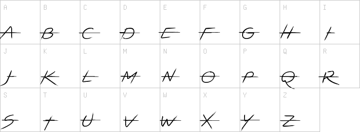 Uppercase characters