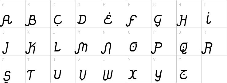 Uppercase characters