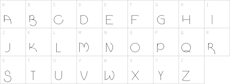 Uppercase characters