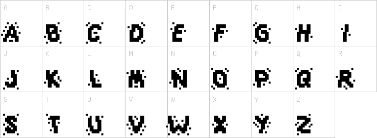 Uppercase characters