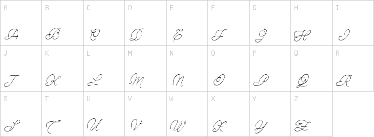 Uppercase characters