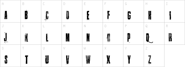 Uppercase characters