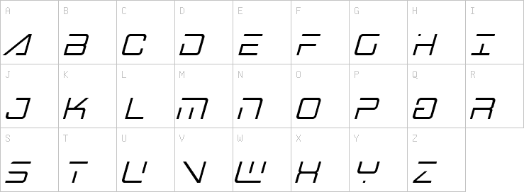 Uppercase characters