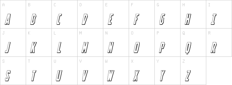 Uppercase characters