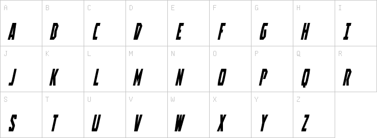 Uppercase characters