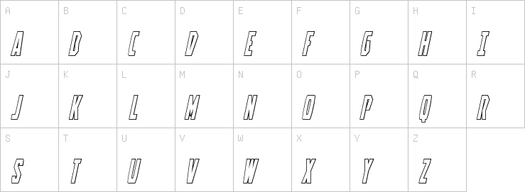 Uppercase characters