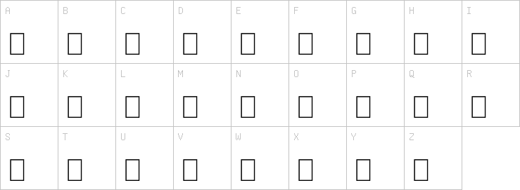 Uppercase characters