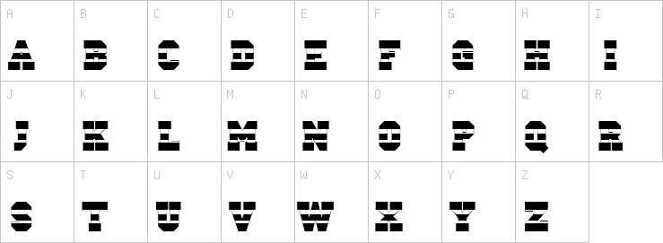 Uppercase characters