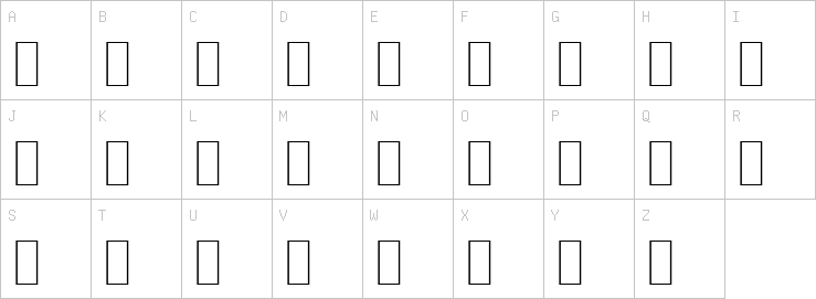 Uppercase characters