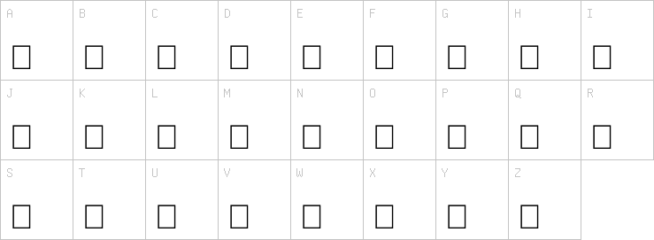 Uppercase characters