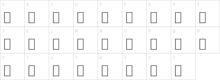 Uppercase characters